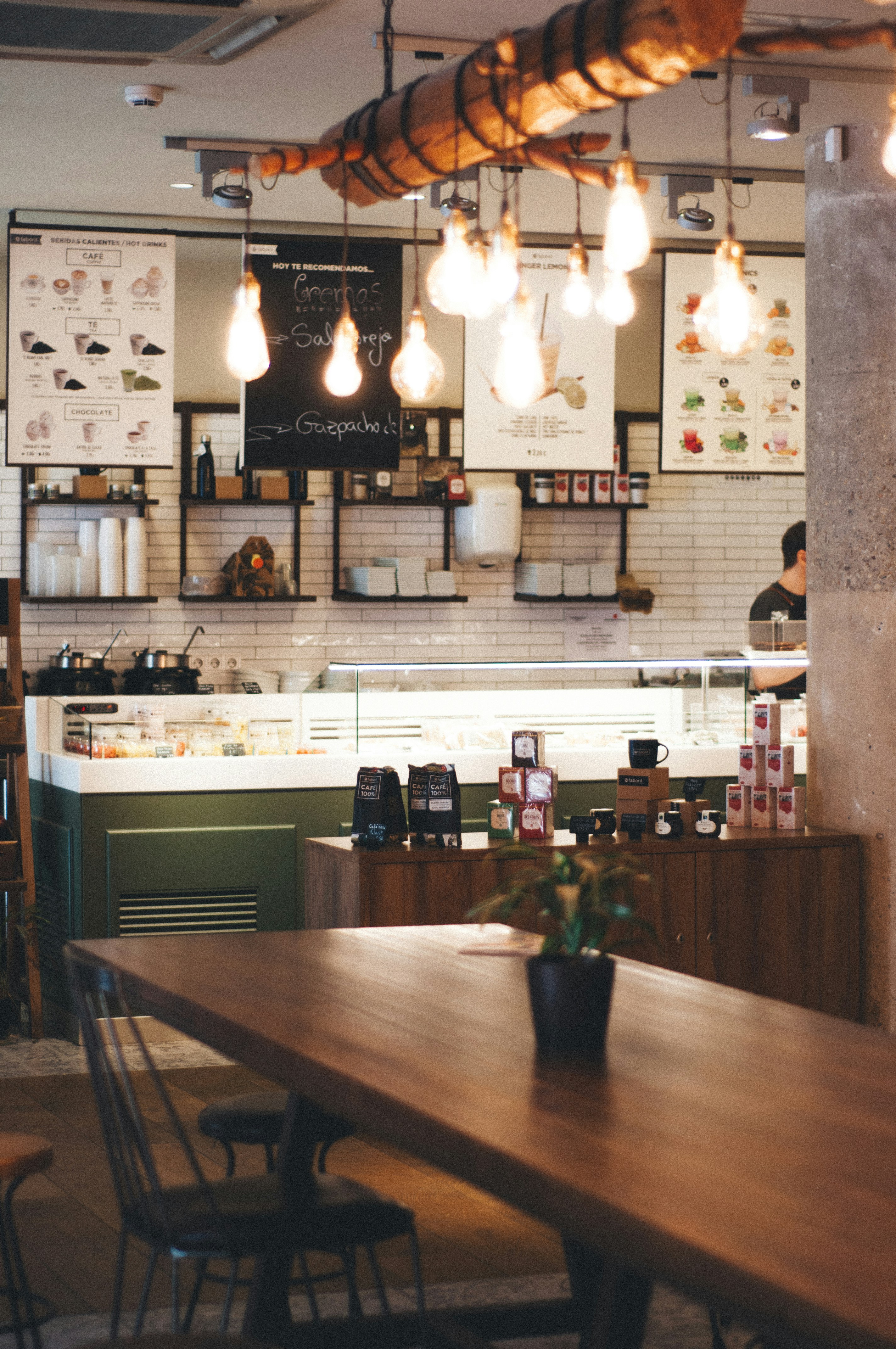 Barista at work